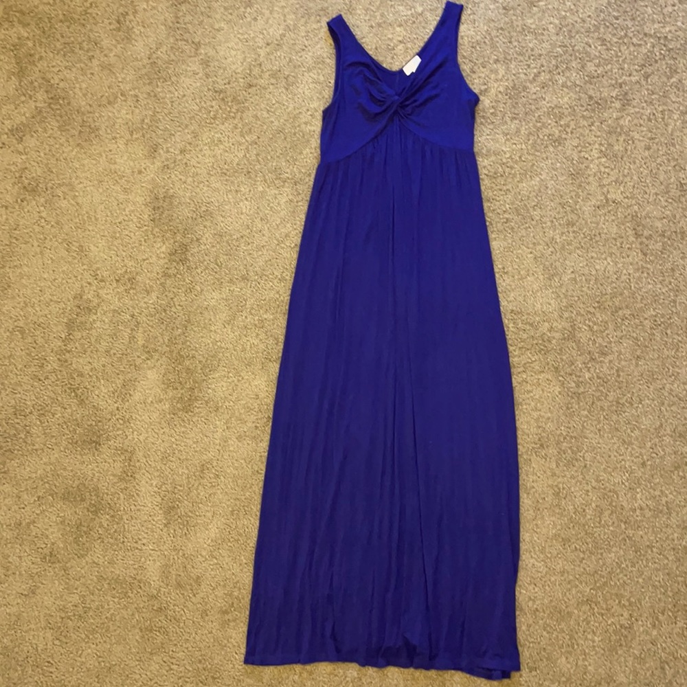 Women’s a:glow maternity maxi dress. Size Med
